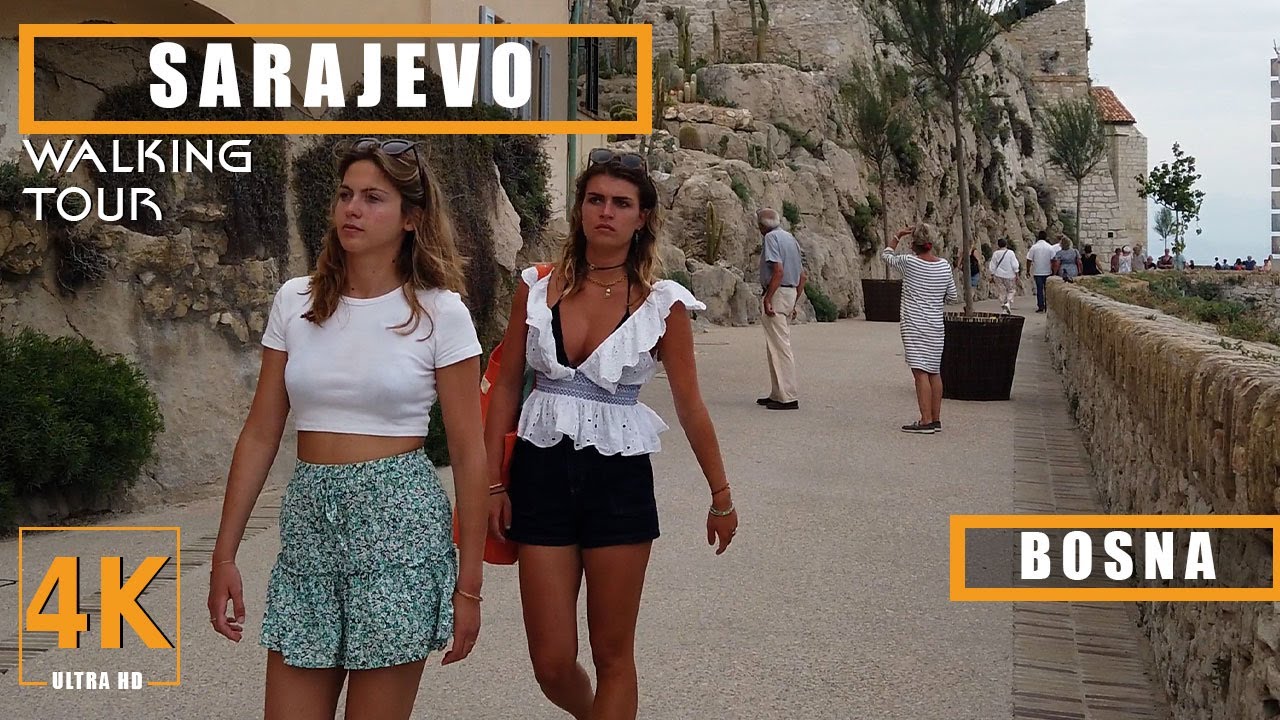 SARAJEVO, BOSNIA 2023 - Explore the Enchanting Streets of Sarajevo - 4K Walking Tour