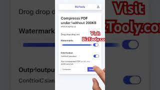 How to Compress PDF Under 200KB Without Signup | Real Test #convertpdf #smallpdf #pdf