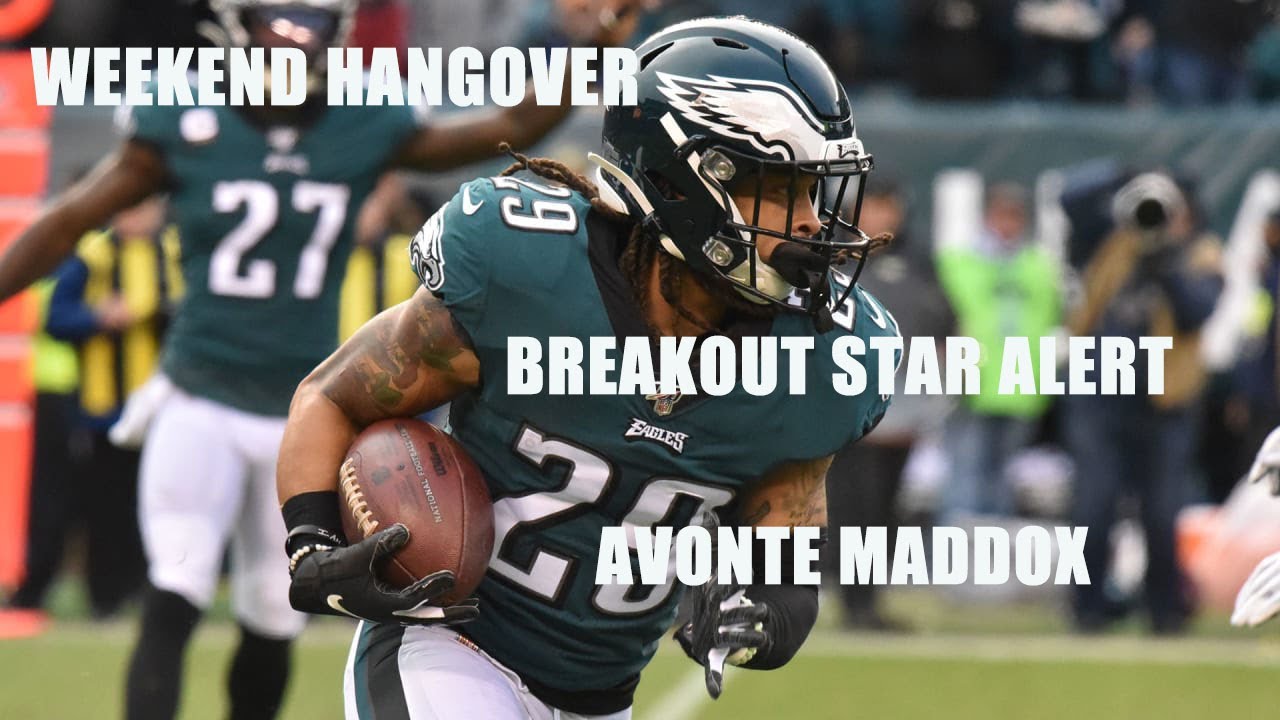 NFL Breakout Star Alert - Avonte Maddox CB Philadelphia Eagles
