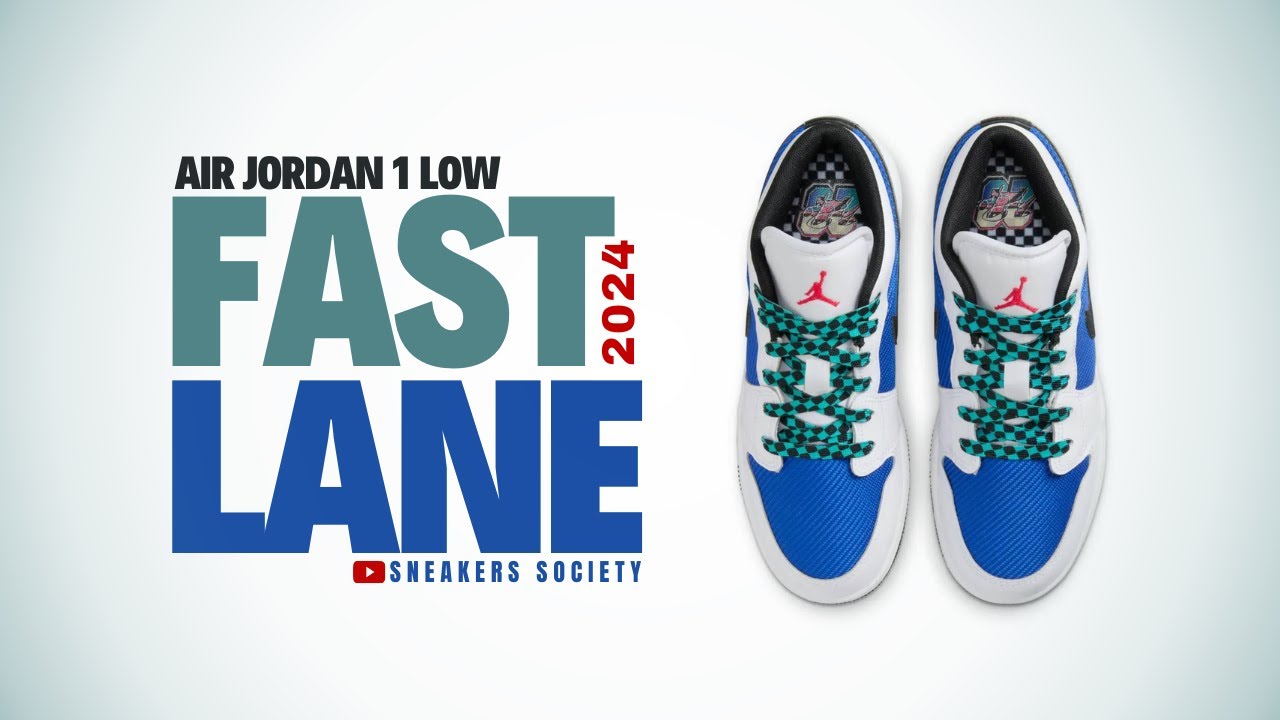 FAST LANE 2024 Air Jordan 1 Low | DETAILED LOOK + PRICE - YouTube