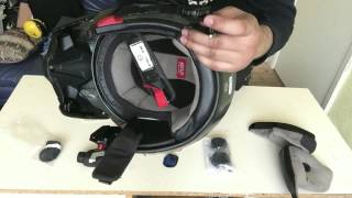 How to install Sena 10C Bluetooth Cam onto your Helmet