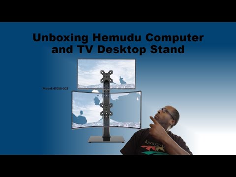 Unboxing Hemudu Computer and TV Desktop Stand
