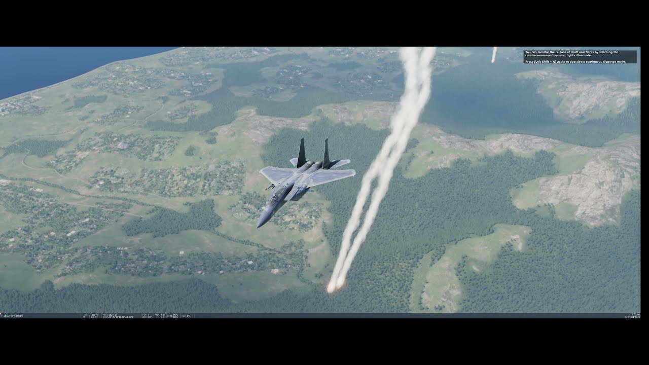 DCS World - F-15C - Training 8 - RWR & Countermeasures - YouTube