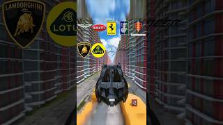 14 Hyper Cars vs 110 Mining Yellow Truck Jump Test #gaming #shorts #viral #ytshorts