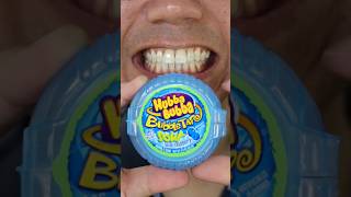 [ASMR] HUBBA BUBBA BUBBLE TAPE AWESOME SOUR BLUE RASPBERRY Gum