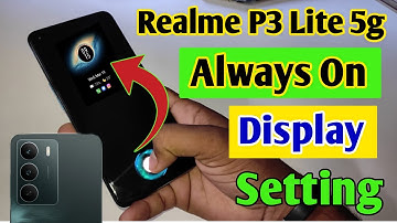 Realme P3 Lite 5g always on display/ Realme P3 Lite 5g always on display setting 