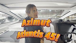 1.4 Million Dollar Yacht!! Azimut Atlantis 45 walk through