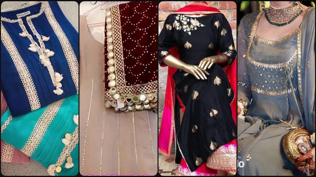 Beautiful Stylish Gota Work Dresses Designs ideas YouTube