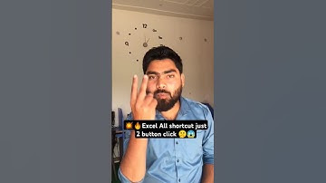 💥🔥Excel All shortcut just 2 button click 🤫😱#shorts  #excel #excelformula #exceltutorials