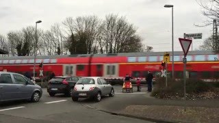 Einzigartiger Bahnübergang Mecklenbeck // Unique railroad crossing