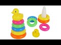 Play with stacking rings | learning toys for toddlers👶 | @Abcprelearning #kids #toys #learning