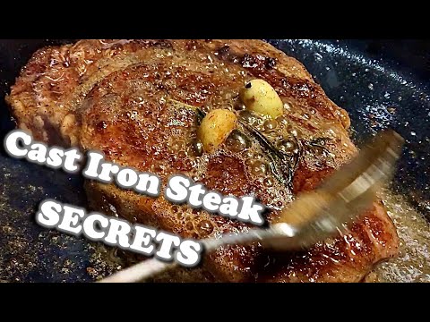 Juicy Cast Iron Skillet Steak - Chef Alli