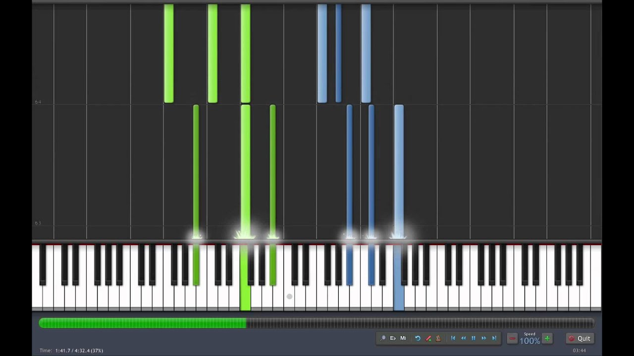 Nightwish - PLANET HELL - Tutorial 100% Speed