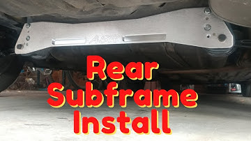 Brace yourself: Installing a rear Subframe Brace on the project EG Civic