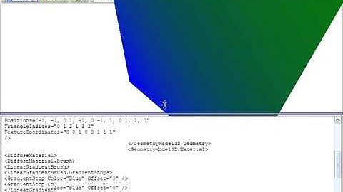 Introductory 3D WPF Video Demo