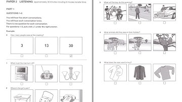 Ket 6 Listening Test 1