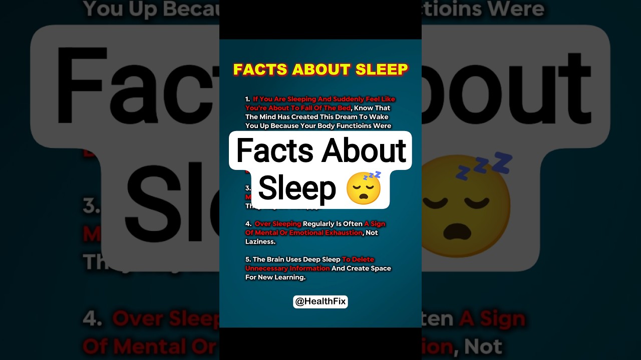 5 Surprising Facts About Sleep You Never Knew | HealthFix 