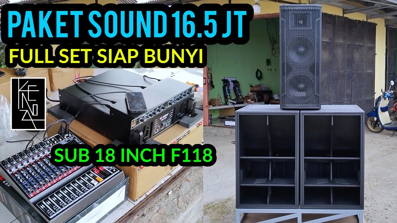 Paket sound murah berkualitas 16.5jt siap bunyi