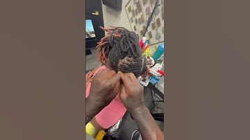 SHE SWITCHED TO INTERLOCKING HER LOCS‼️ #damianwalter #locs #dreadlocks #healthylocs #dreads