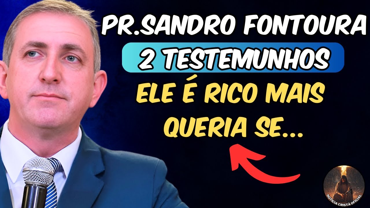 2️⃣ Testemunhos do Pastor Sandro Fontoura, Eu era jardineiro...🔥