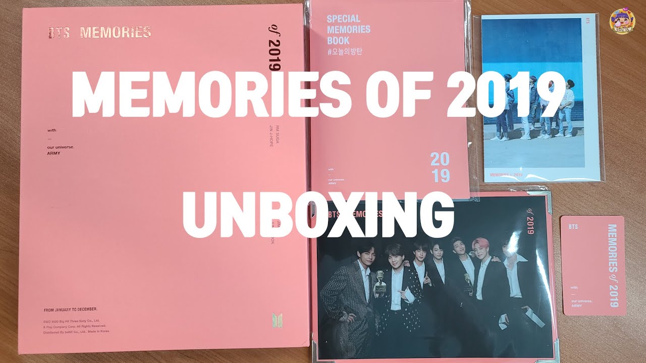 BTS 'MEMORIES OF 2019' UNBOXING (2019 메모리즈 언박싱) YouTube