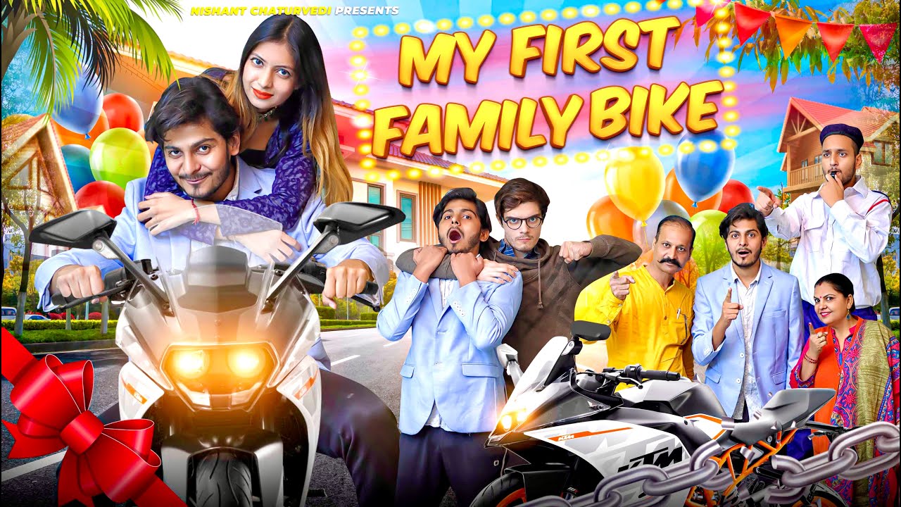 MY FIRST FAMILY BIKE MIDDLE CLASS FAMILY NISHANT CHATURVEDI YouTube