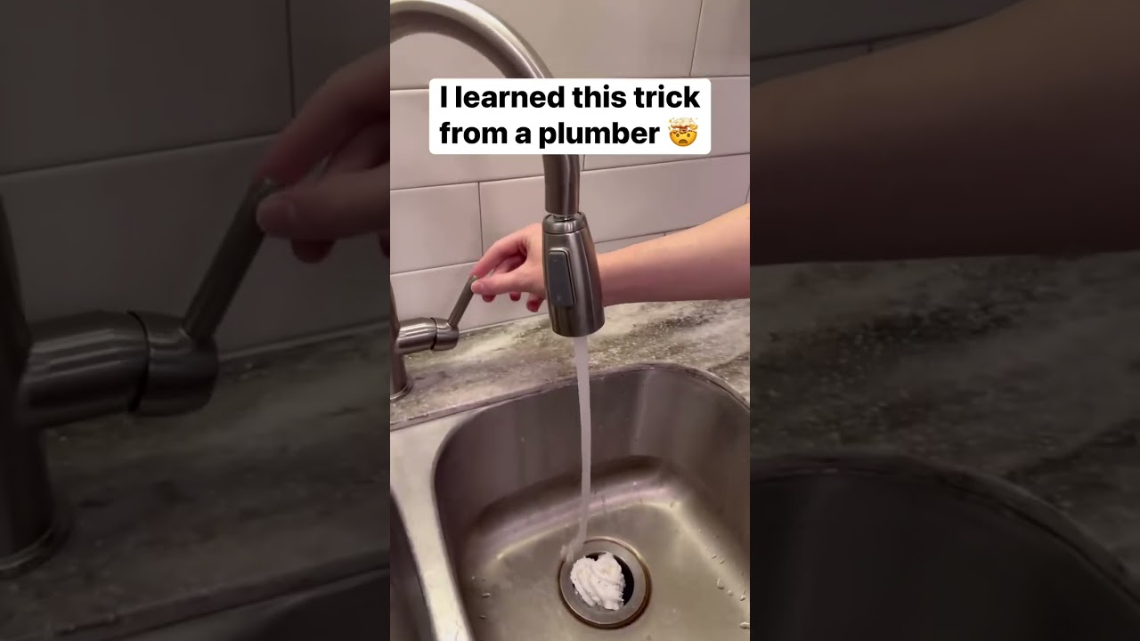 Этот трюк я узнал от сантехника.