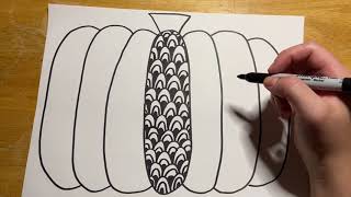 Zentangle Pumpkins
