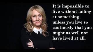 J.K. Rowling Turning Failure to Success #inspiration #motivation #failureispartofsuccess