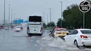 Weather in UAE: Heavy rain and thunder hit Dubai screenshot 3