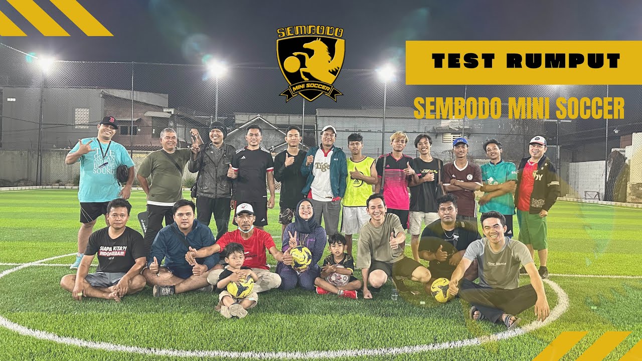 Akhirnya Lapangan Sembodo Mini Soccer udah jadi ‼️ Mari kita Test 😬