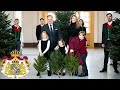 Prinsessfamiljen tog emot granar