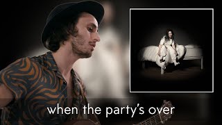 Video thumbnail of "Billie Eilish - "when the party's over" (Rick Pagano La Voix 2019)"