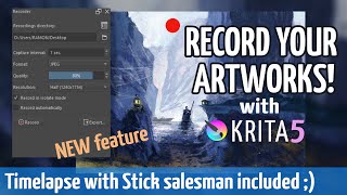 KRITA 5 Recorder Docker! 2022