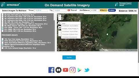 On Demand Satellite Imagery On The Web