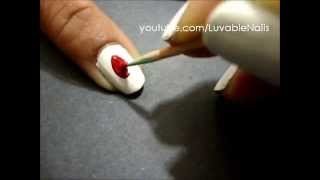 Easy Easter Bunny and Basket Nail Art