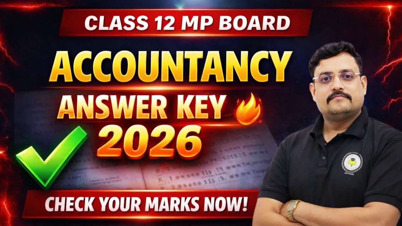 MP Board Class 12 Accountancy Answer Key 2026 — (MPBSE)