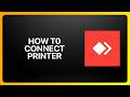 How To Connect Printer With AnyDesk! Tutorial