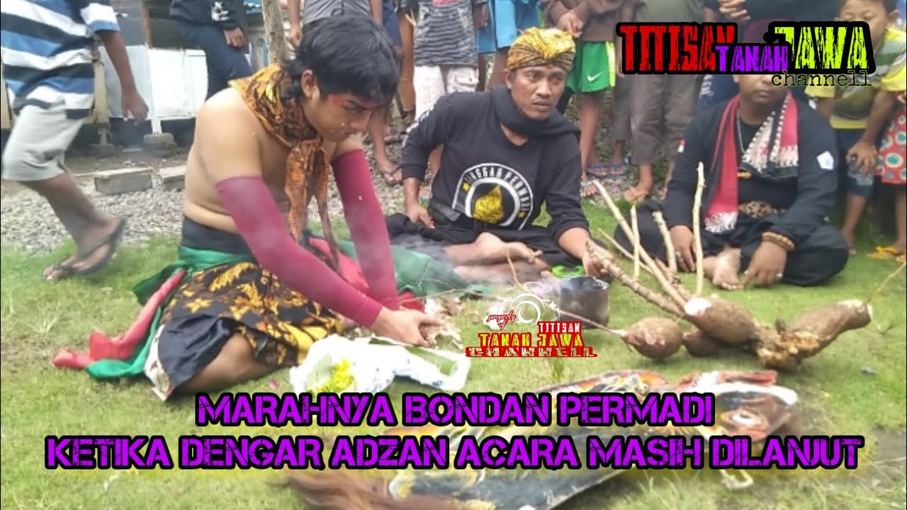 MARAHNYA KHODAM BONDAN PERMADI KETIKA DENGAR ADZAN ACARA MASIH LANJUT. 
