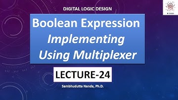 How to implement Boolean Expression using Multiplexer ||  Method 1