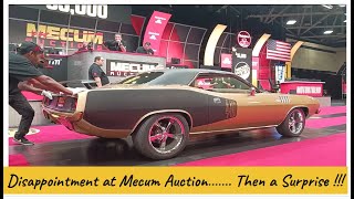 BIG !!  Disappointment at Mecum Auction Dallas..... Then a Win !!!