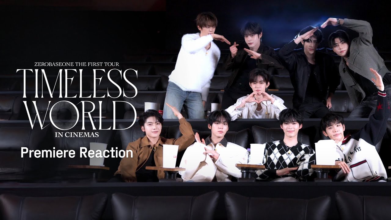 🎬 ZB1이 직접 리뷰하는 ZB1 영화 | ZEROBASEONE THE FIRST TOUR [TIMELESS WORLD] IN CINEMAS Premiere Reaction
