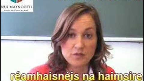 Learning Irish: the weather