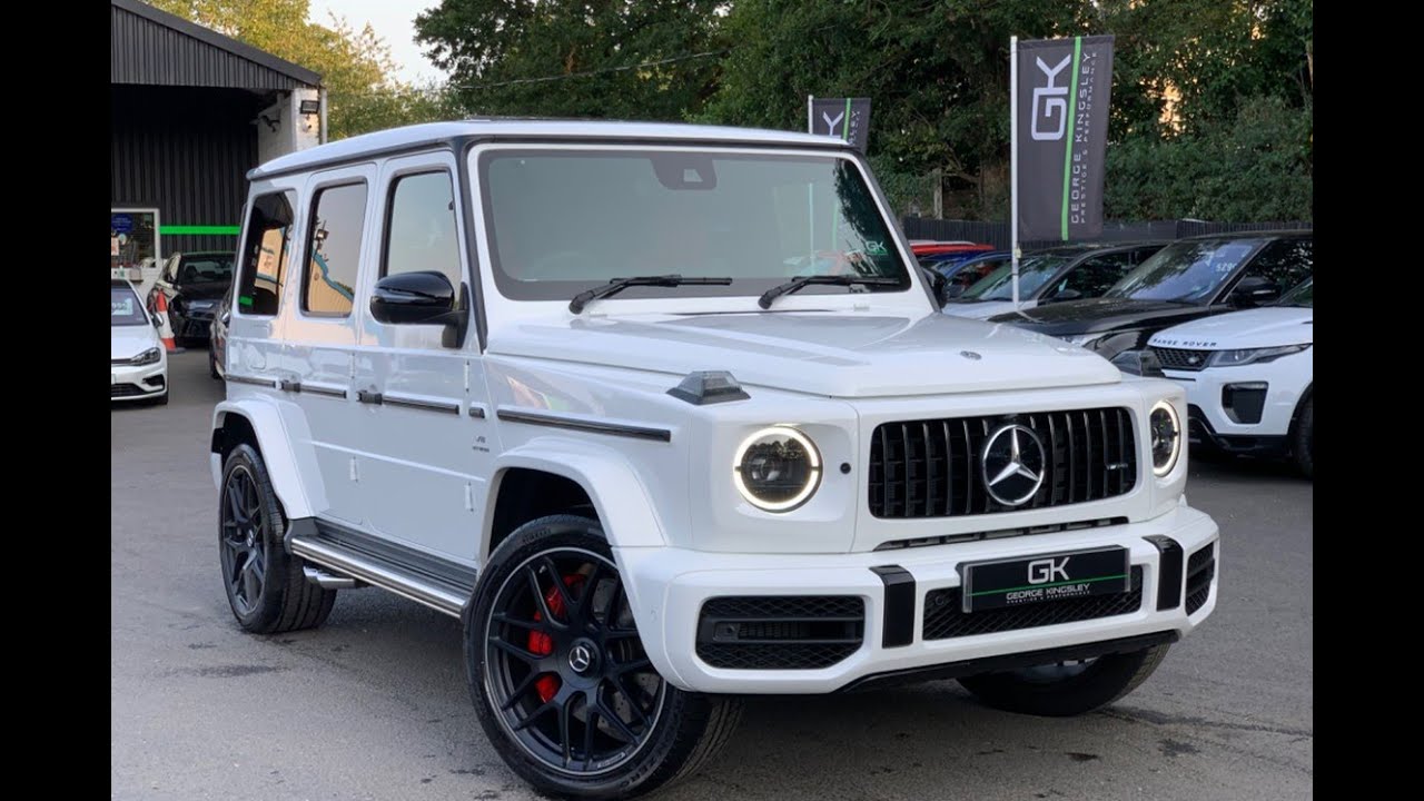 2020 Mercedes G63 G Wagon in Diamond White for sale at Kingsley