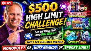 🔴 LIVE SLOTS: $500 HIGH LIMIT CHALLENGE – LET'S CRUSH IT!