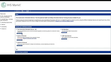 Using the Construction Information Service