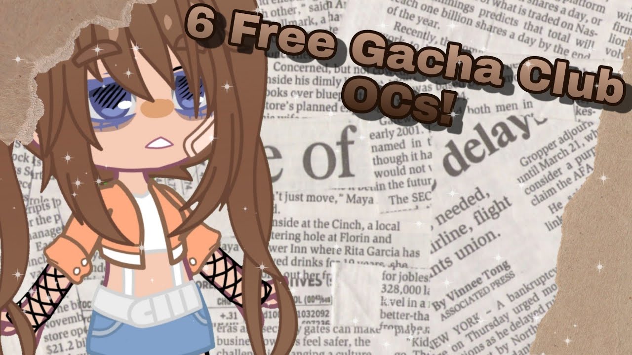 6 Free Oc • Gacha Club OCs Offline Codes (No Credit!) - YouTube