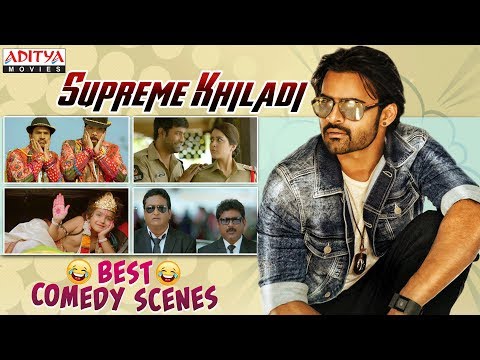 Supreme Khiladi Best Comedy Scenes | South Indian Dubbed Movies | Sai Dharam Tej | Rashi Khanna