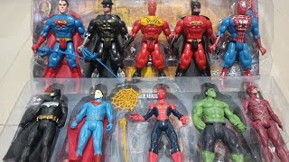 batman superman spiderman hulk flash