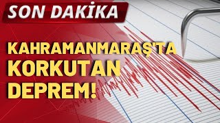 Son Daki̇ka Afadın Açıkladığı Verilere Göre Kahramanmaraşta 4,3Lük Deprem